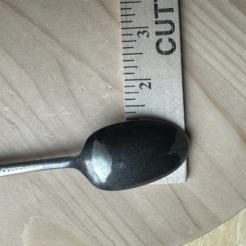 Vintage Signed Curtis Hotel Spoon 5.9 Inch 1847 Rogers Brothers Silver Plate